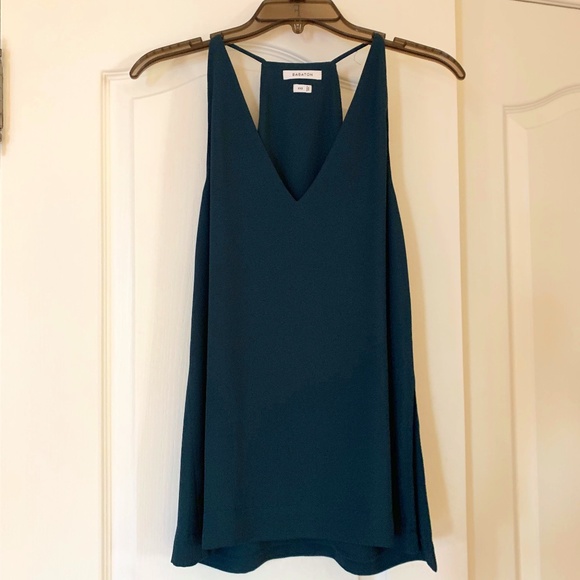 Babaton Morris Blouse/Tank, XXS, Forest Green - Picture 2 of 11